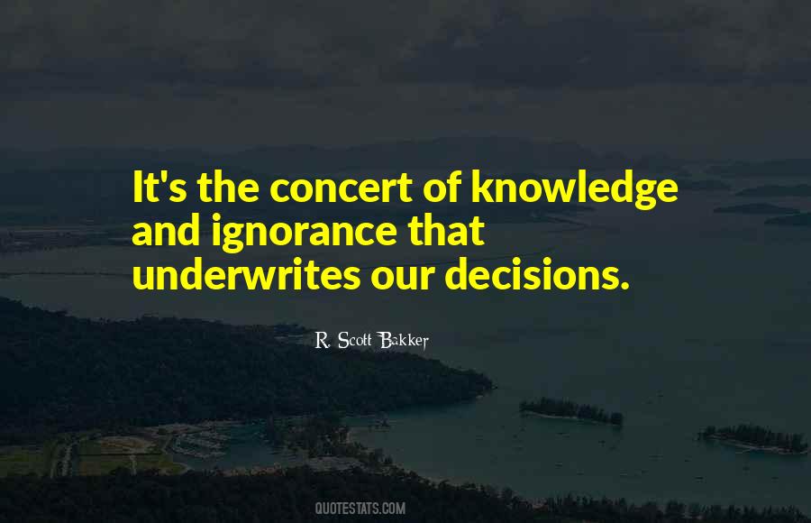 Quotes About Knowledge And Ignorance #28930