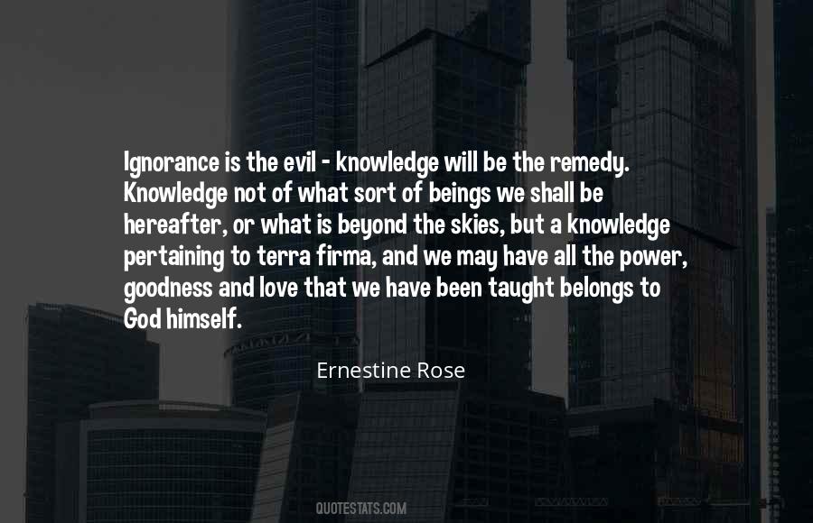 Quotes About Knowledge And Ignorance #360817