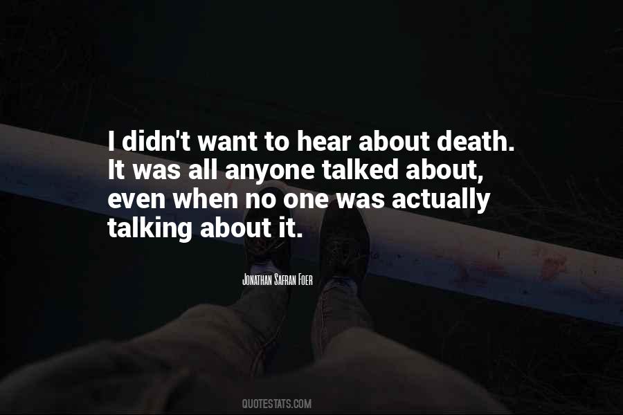 Quotes About About Death #1400913