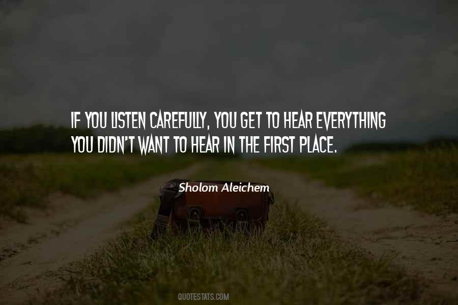 Aleichem Quotes #1240856