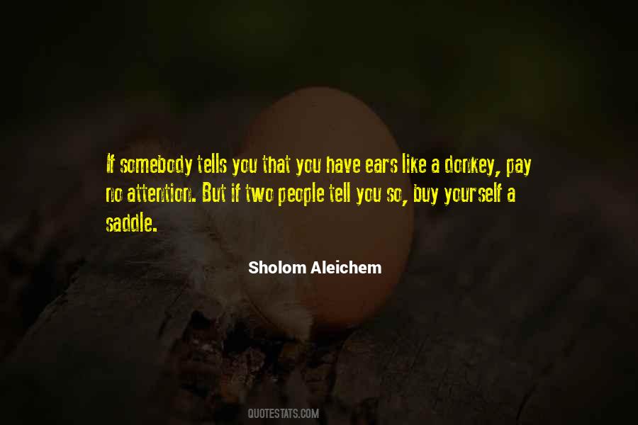 Aleichem Quotes #911265