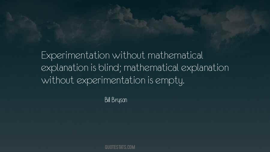 Quotes About Experimentation #101318