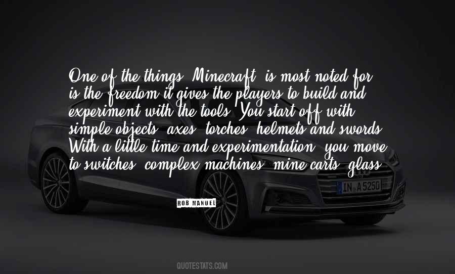 Quotes About Experimentation #389626