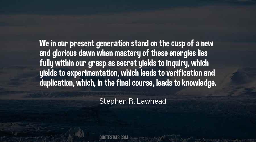 Quotes About Experimentation #592616