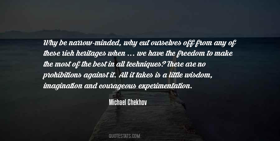 Quotes About Experimentation #699538