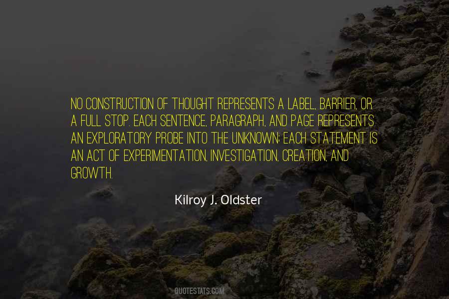 Quotes About Experimentation #793495