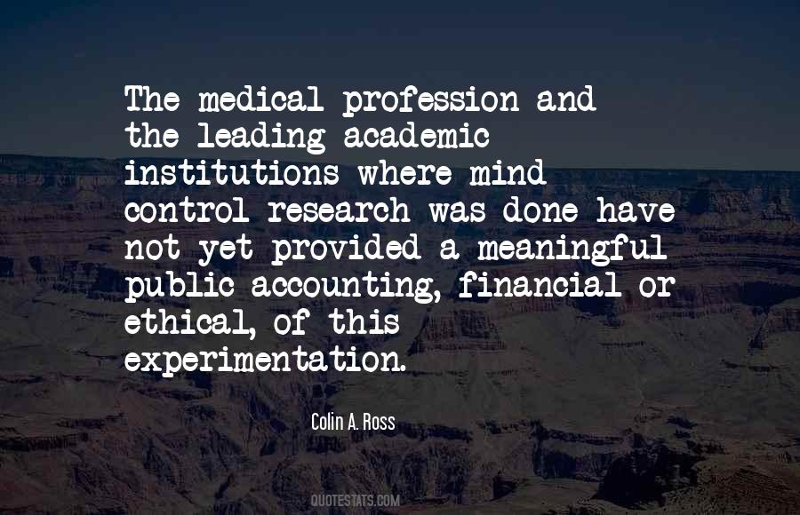 Quotes About Experimentation #828594