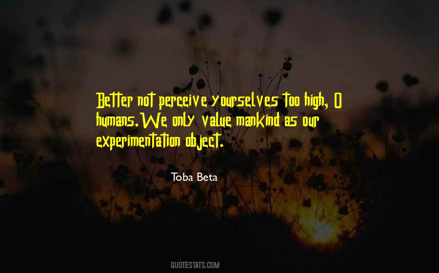 Quotes About Experimentation #856069