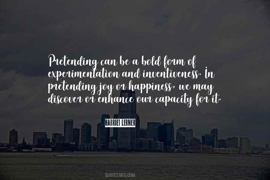 Quotes About Experimentation #894258