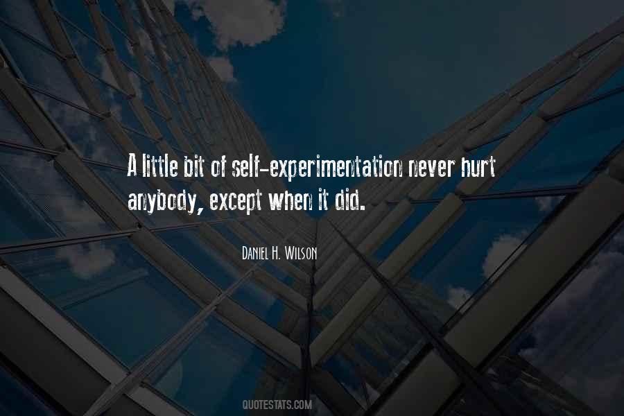 Quotes About Experimentation #913826