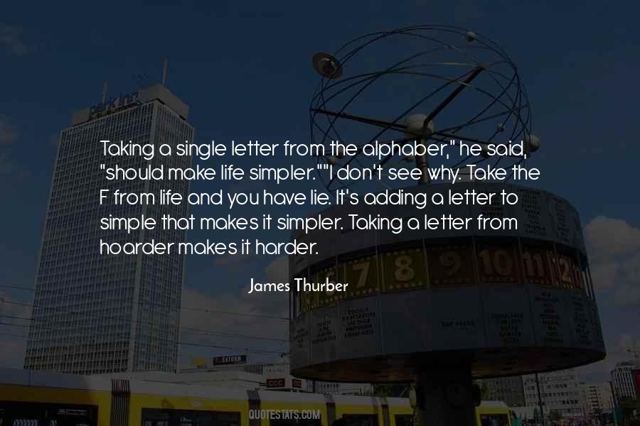 Quotes About A Letter #1248597