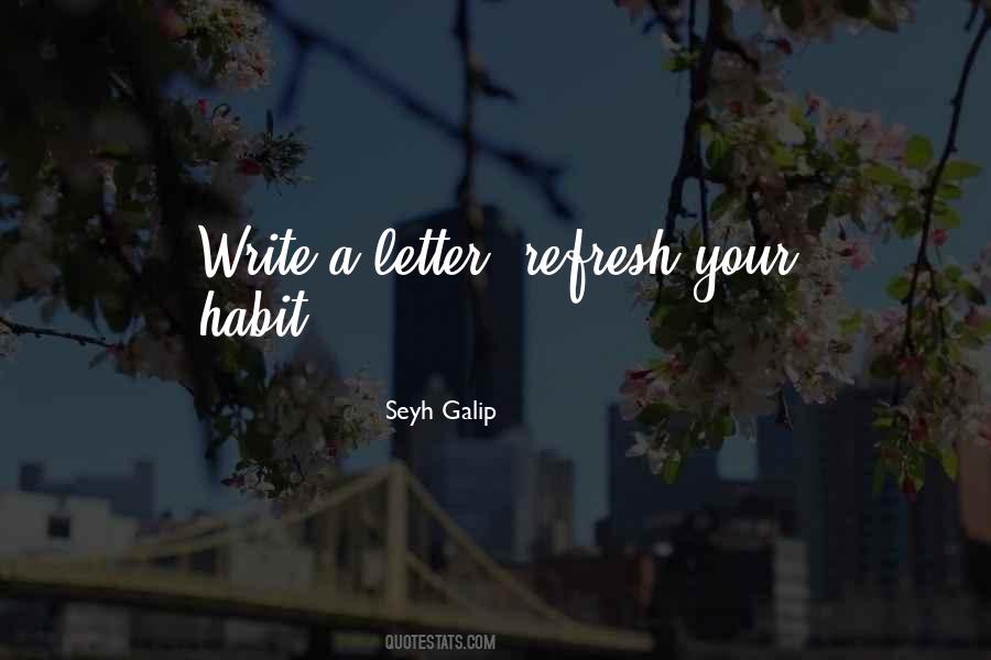 Quotes About A Letter #982279