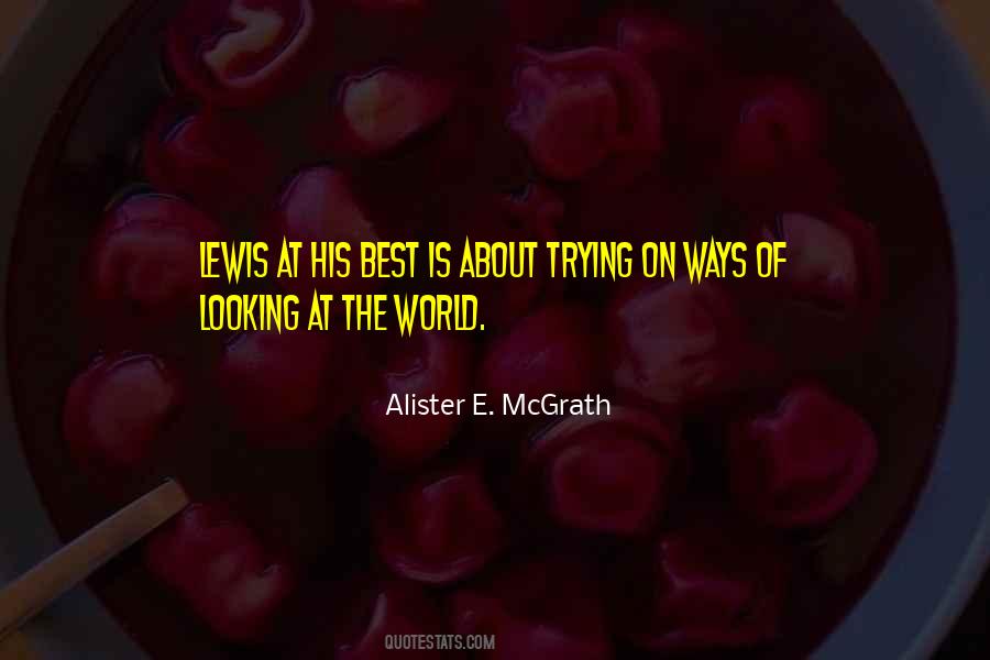 Alister's Quotes #536171