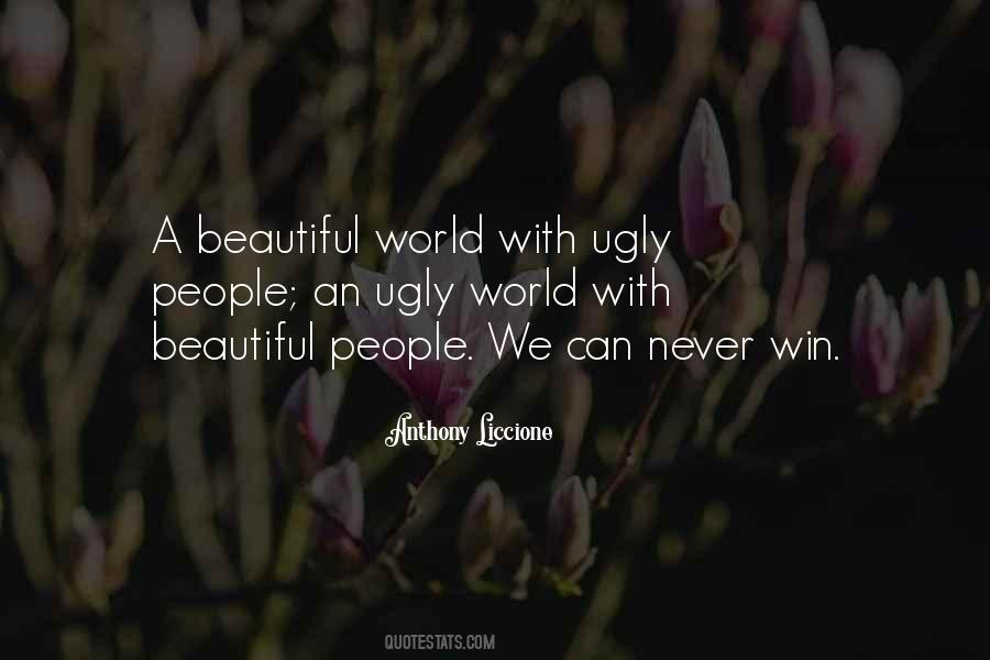 Quotes About Ugly World #433320