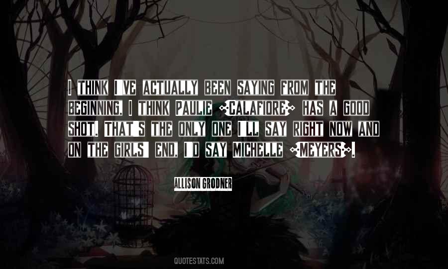 Allison's Quotes #755552