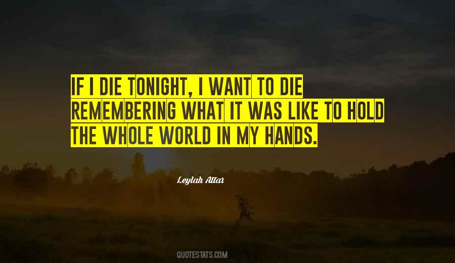 Quotes About If I Die #1686035