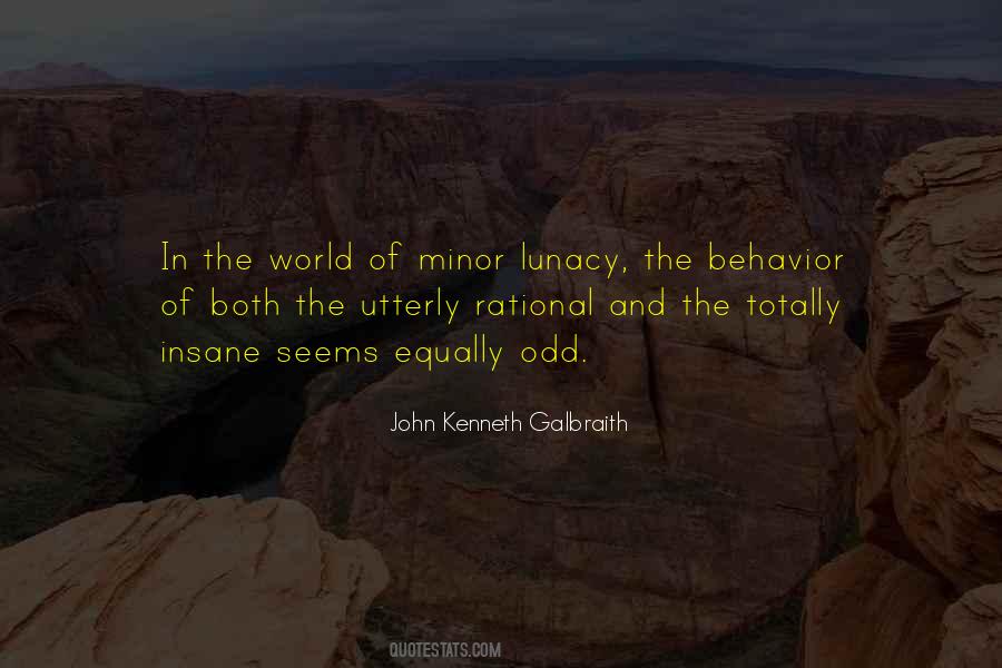 Quotes About Odd Behavior #562100