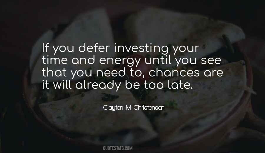 Quotes About Investing Time #367235