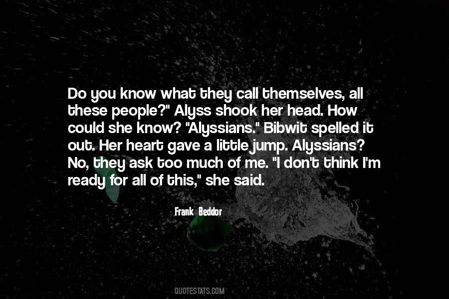 Alyssians Quotes #1596726