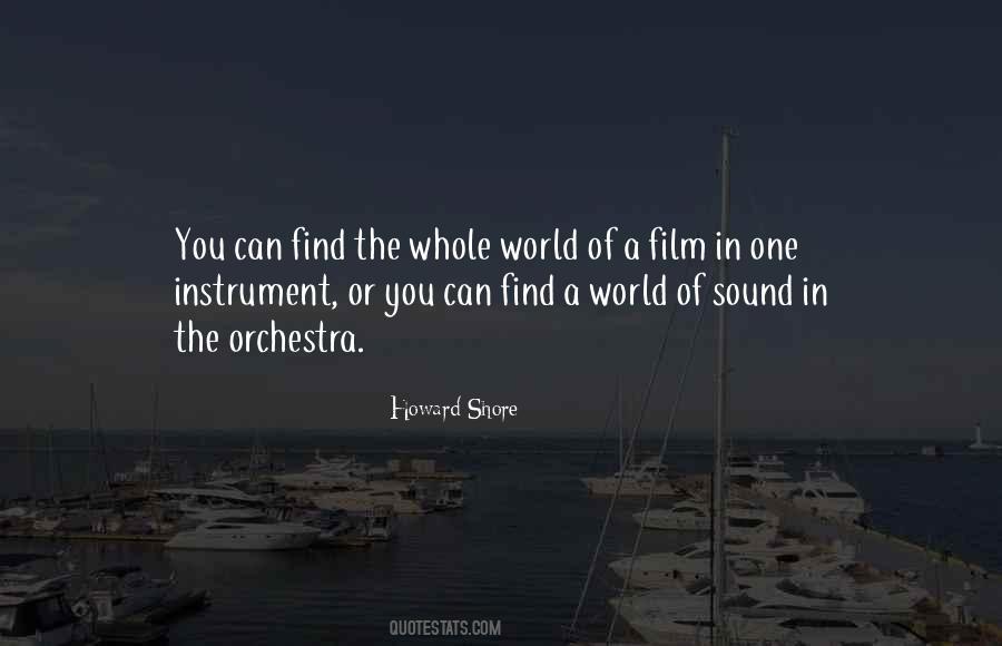 Quotes About Sound In Film #1857044