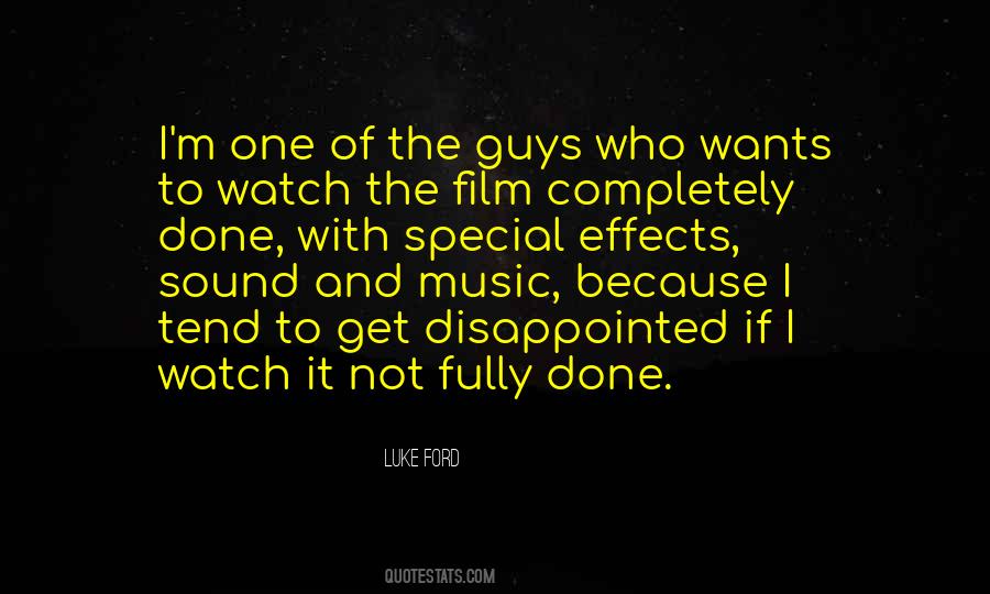 Quotes About Sound In Film #439585