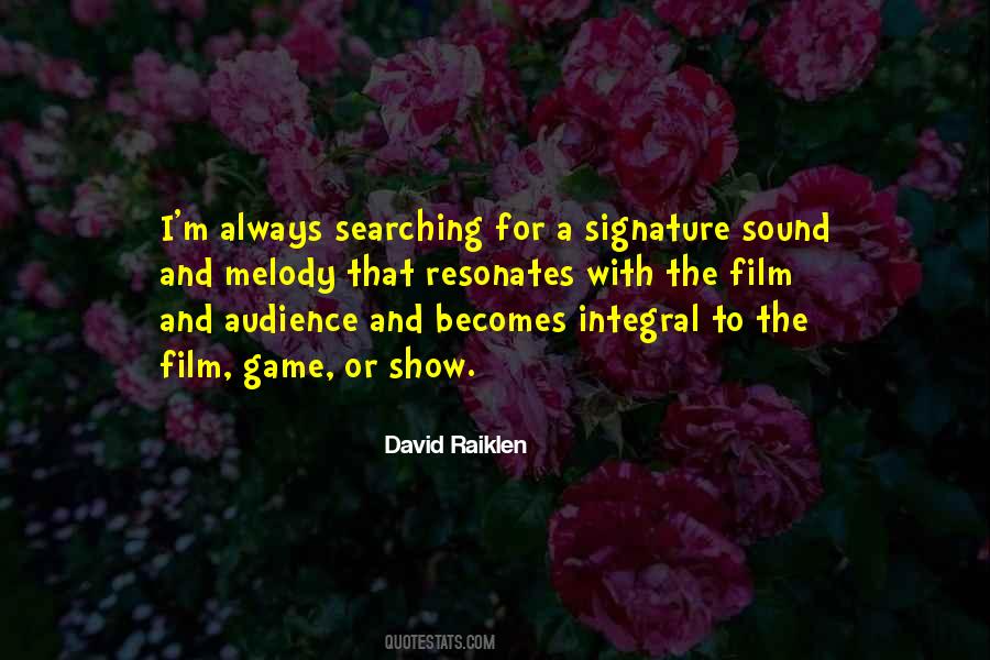 Quotes About Sound In Film #500869