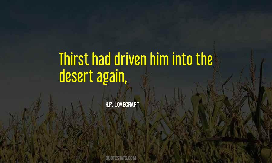 Quotes About Thirst #1214189