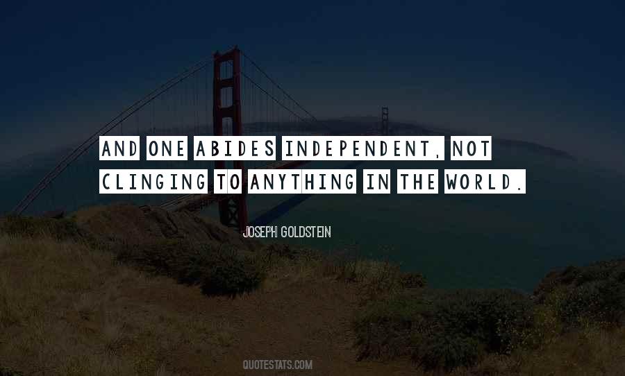 Quotes About Clinging #348094 Quotes About Clinging #348094