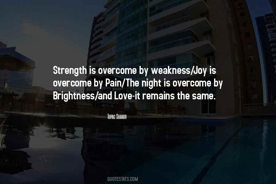 Quotes About Overcome Weakness #481187
