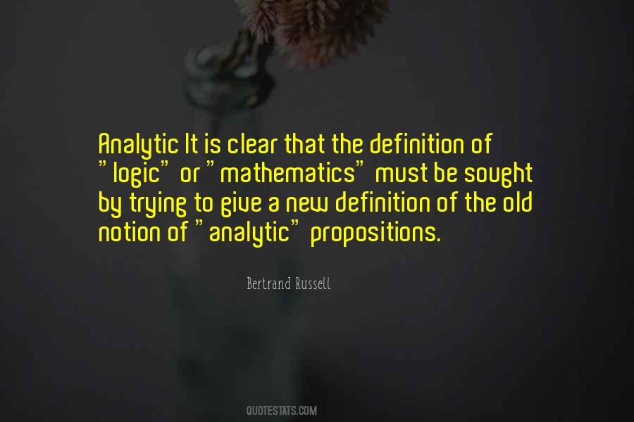 Analytic Quotes #1324213