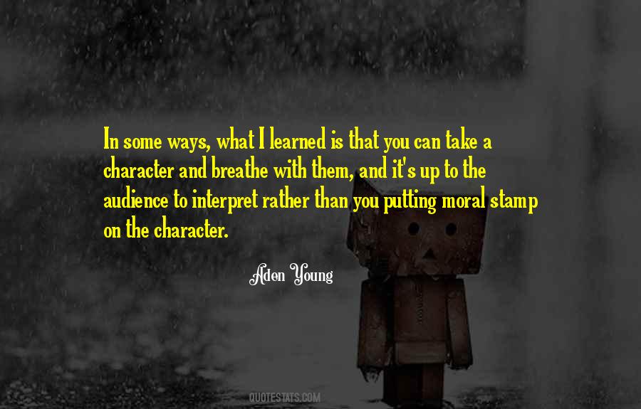 Quotes About What You Learned #21918
