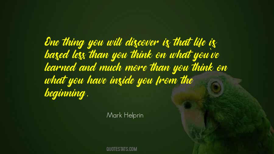 Quotes About What You Learned #29574