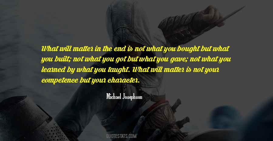Quotes About What You Learned #496722