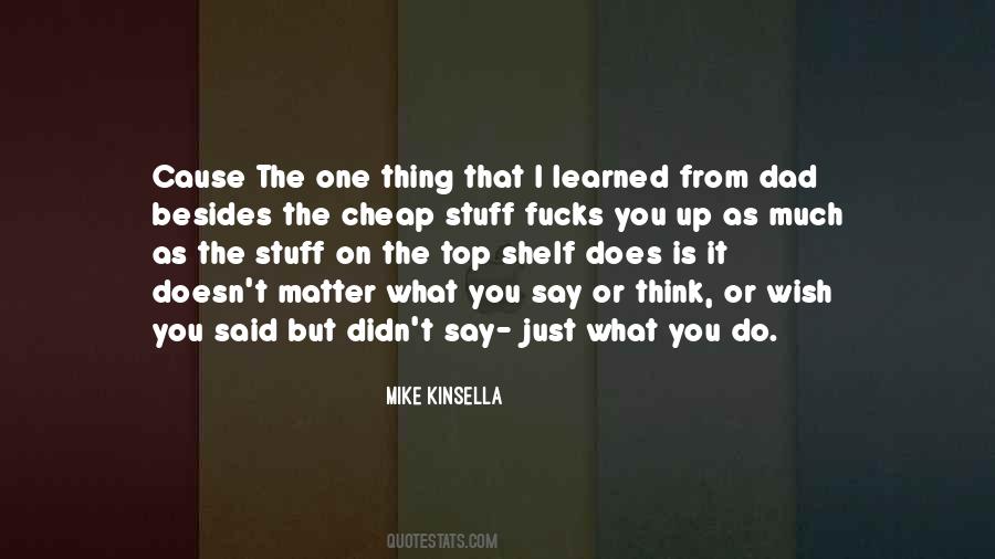 Quotes About What You Learned #75319