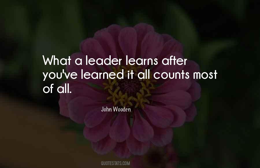 Quotes About What You Learned #78513