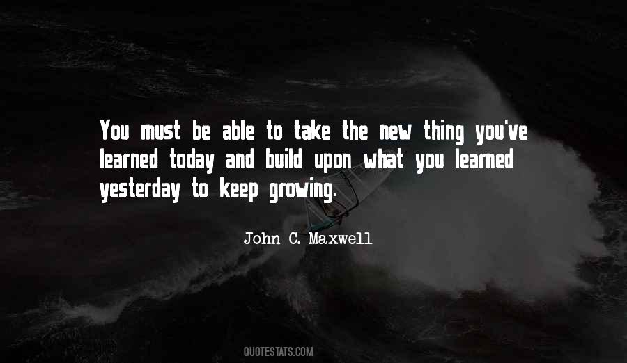 Quotes About What You Learned #949903