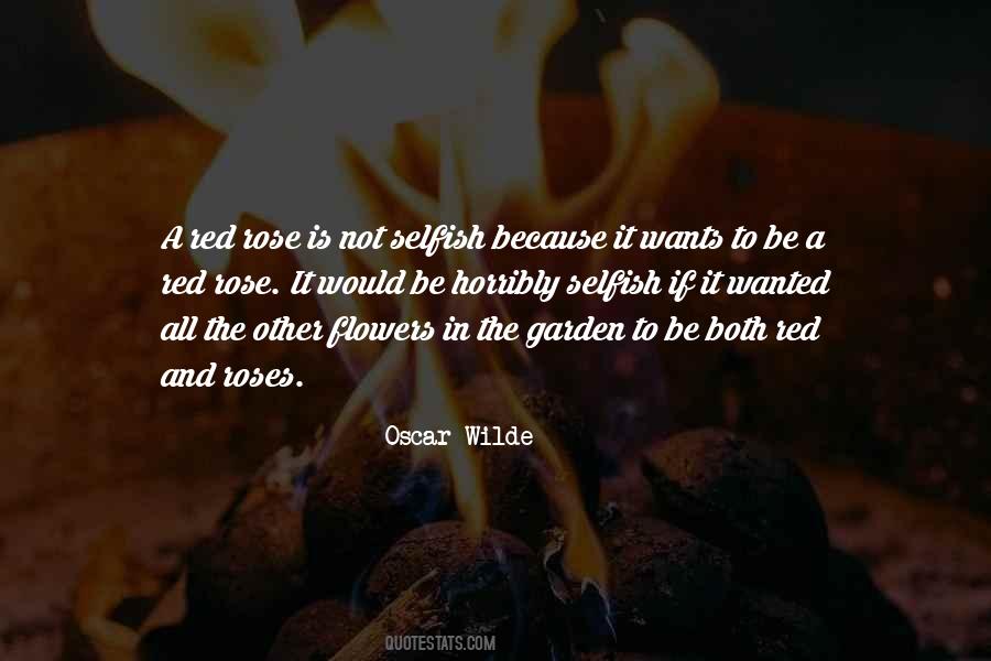 Quotes About Red Flowers #77644