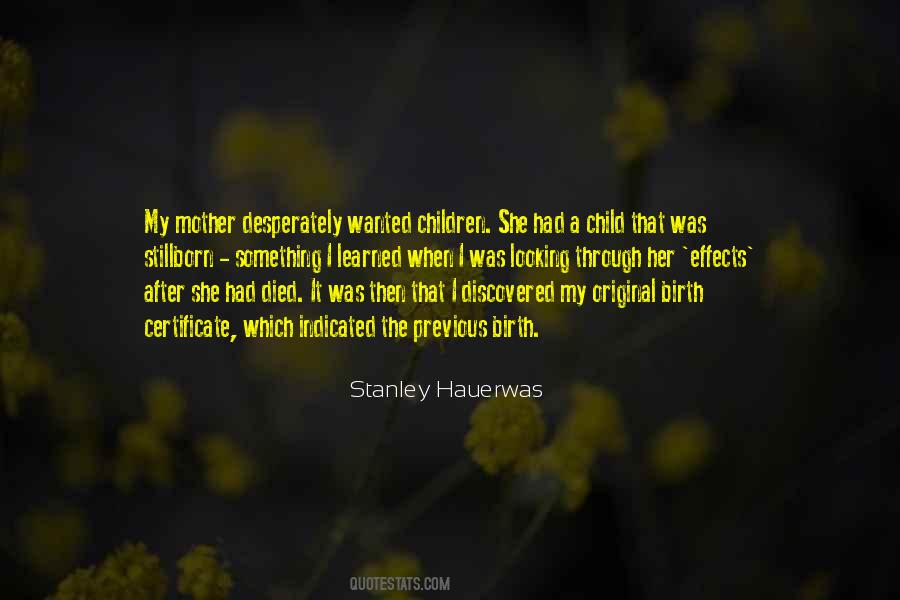 Quotes About Stillborn #519737