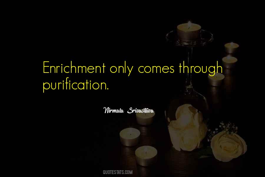 Quotes About Purification #1482082