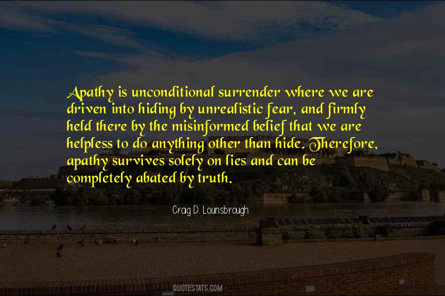 Quotes About Unconditional #1275502