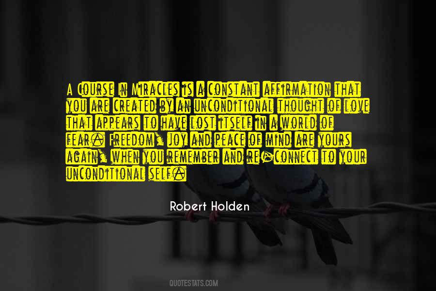 Quotes About Unconditional #987616