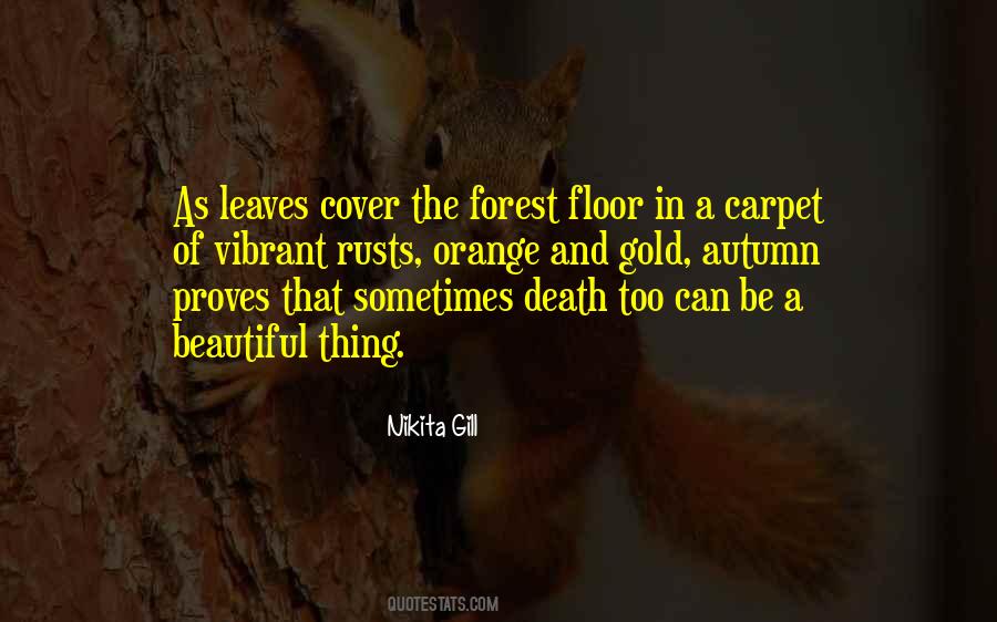 Quotes About Orange Leaves #210813