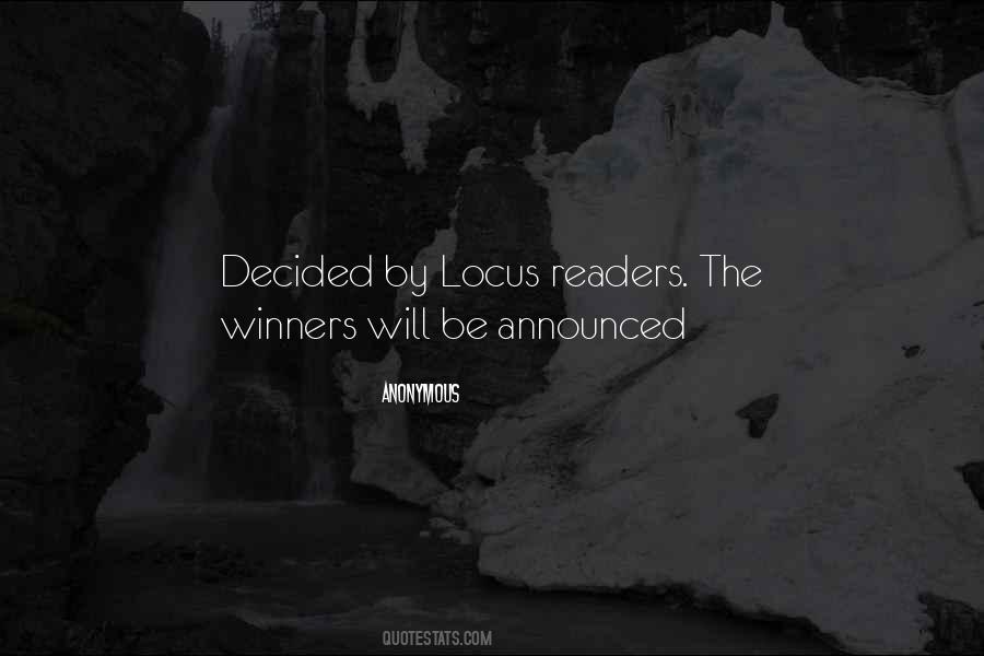Announced Quotes #307979 Announced Quotes #307979