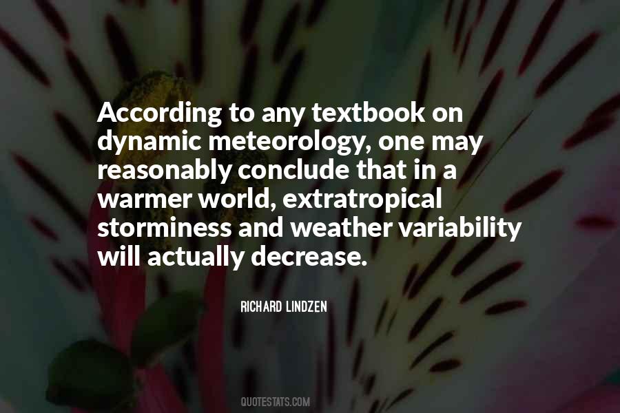 Quotes About Meteorology #316785