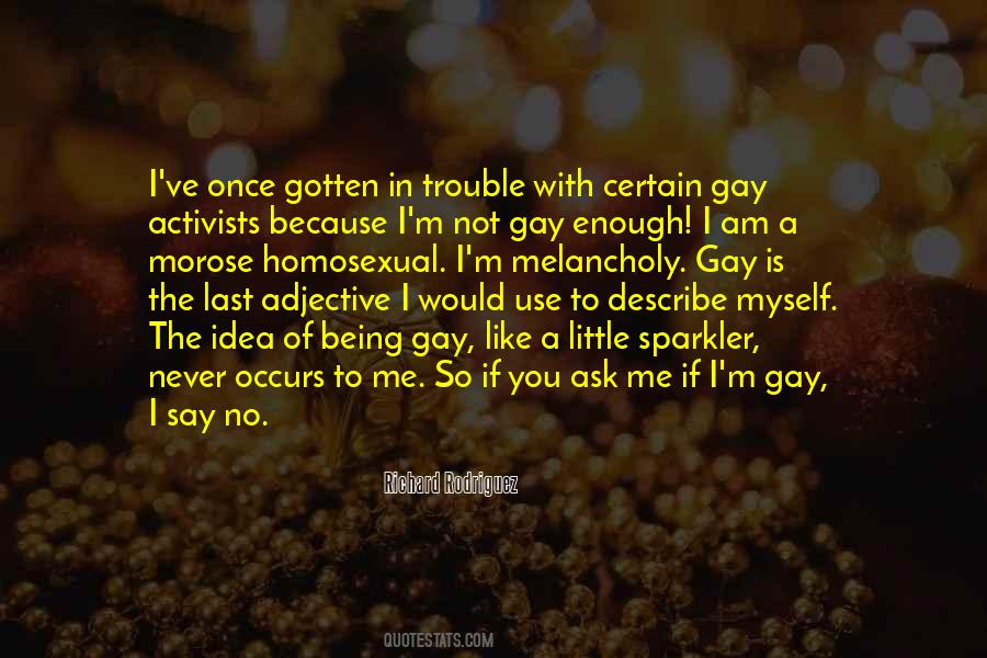 Quotes About Being Gay #931985