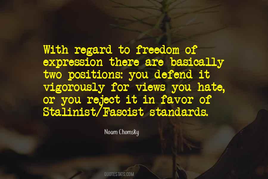 Quotes About Freedom Of Expression #82318