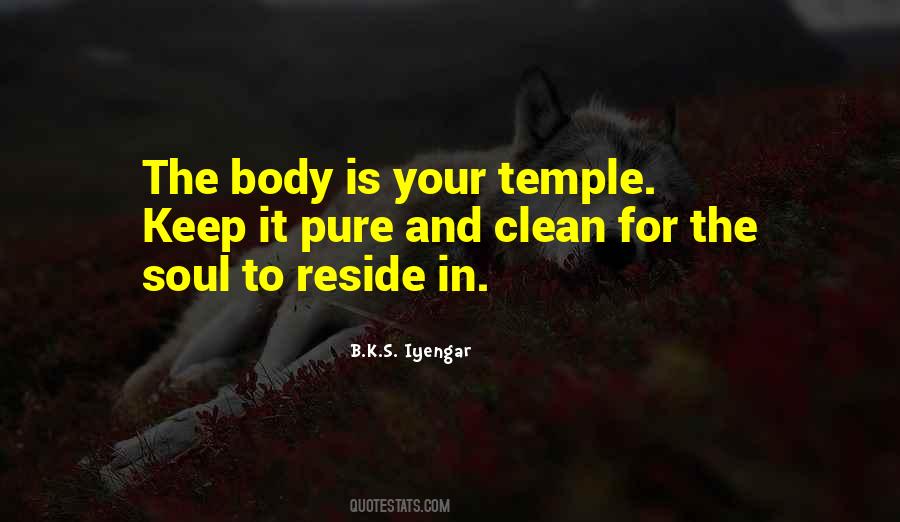 Quotes About Body As A Temple #309823