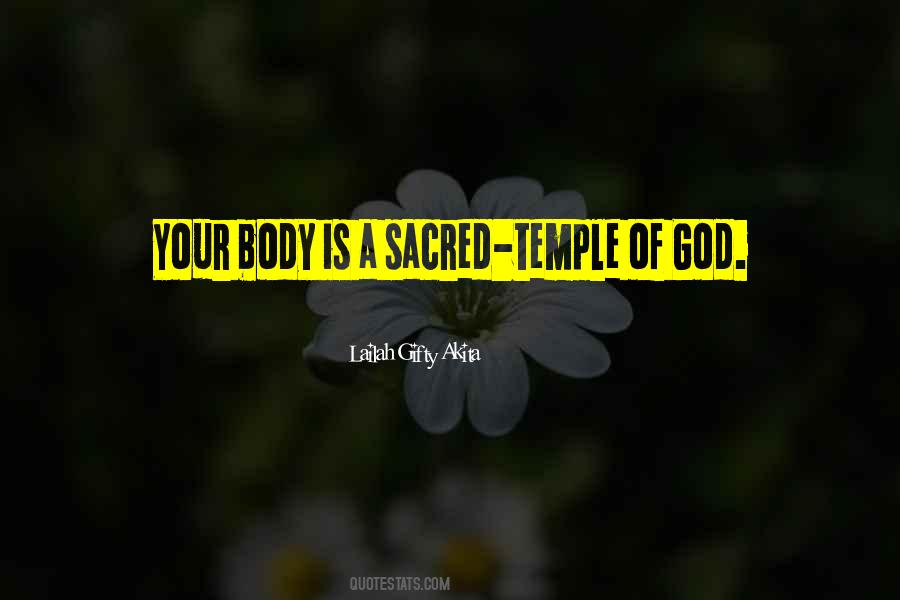 Quotes About Body As A Temple #606597