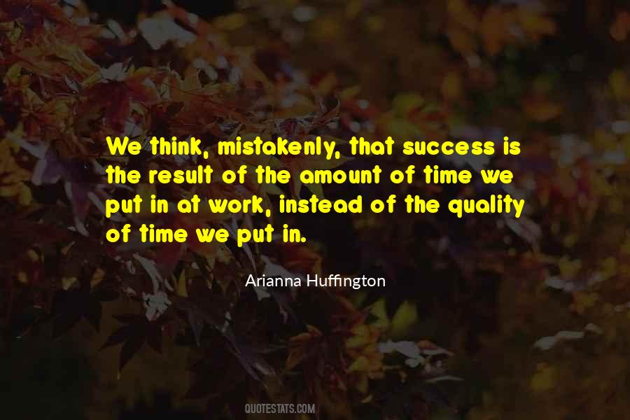 Quotes About Success At Work #931036