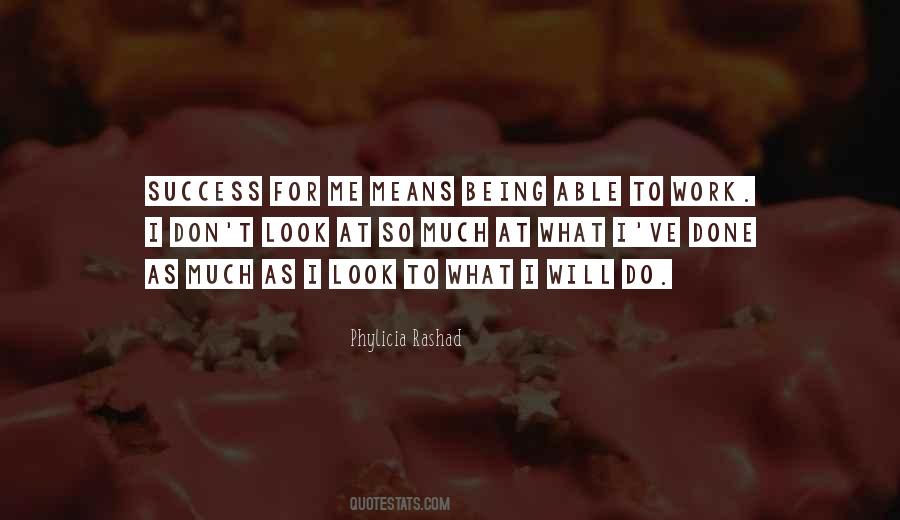 Quotes About Success At Work #993967